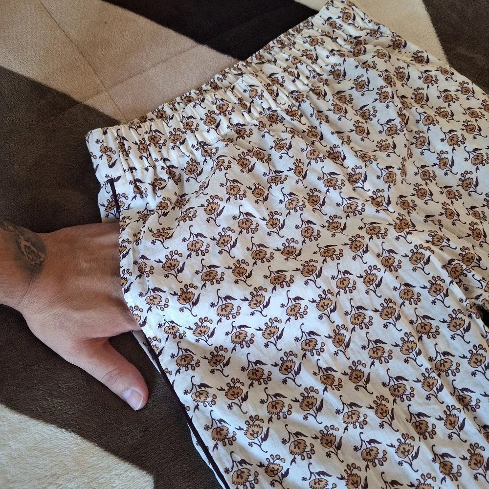 Tory Burch Printed Skinny Leg Pants
